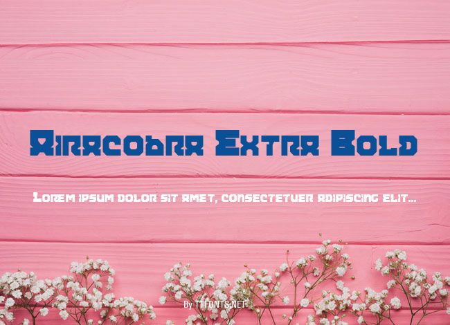 Airacobra Extra Bold example