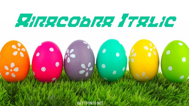 Airacobra Italic example