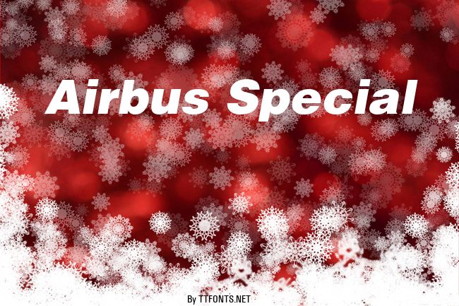 Airbus Special example