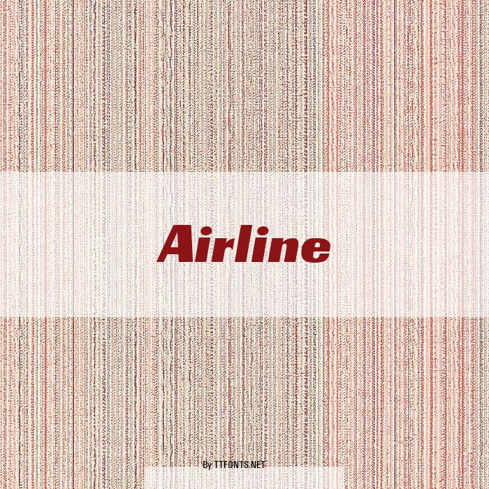 Airline example