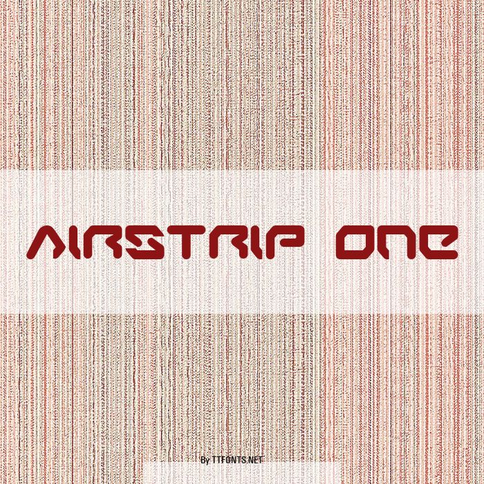 Airstrip One example