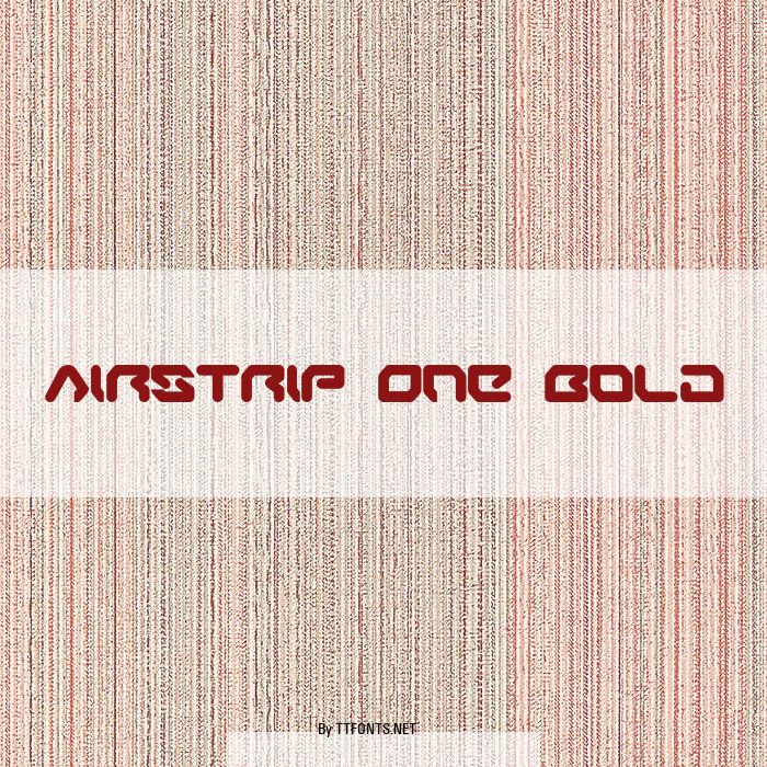 Airstrip One Bold example