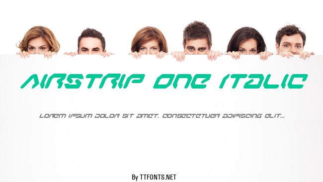 Airstrip One Italic example