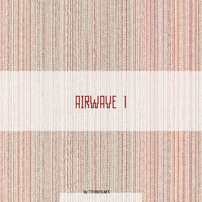 AIRWAVE 1 example