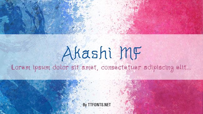 Akashi MF example