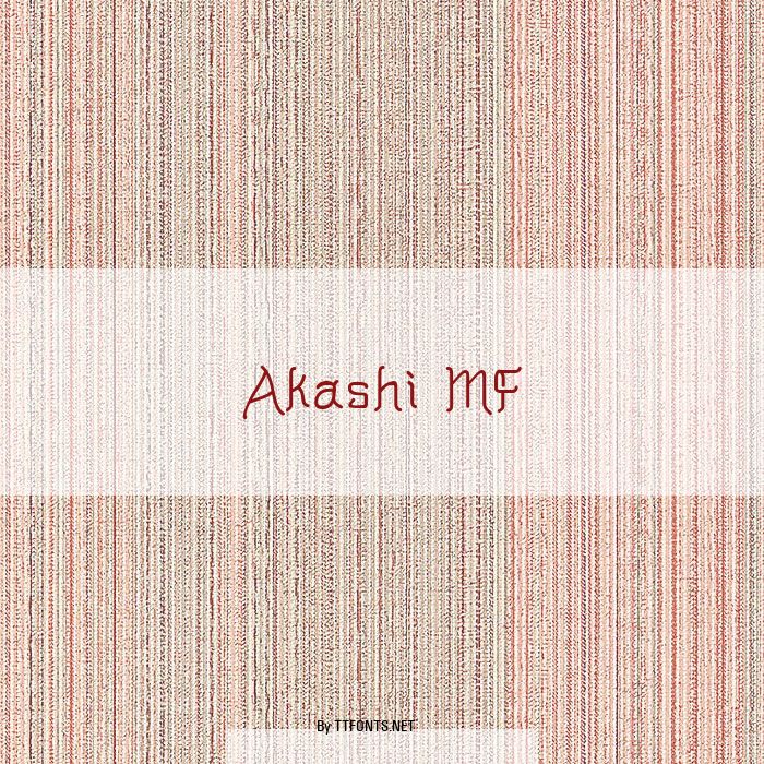Akashi MF example
