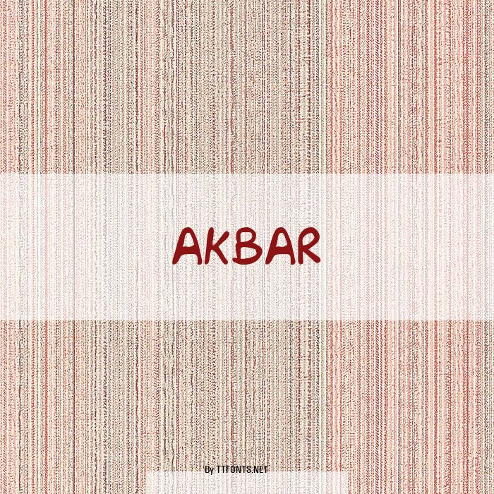 Akbar example