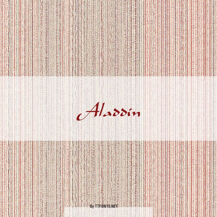 Aladdin example