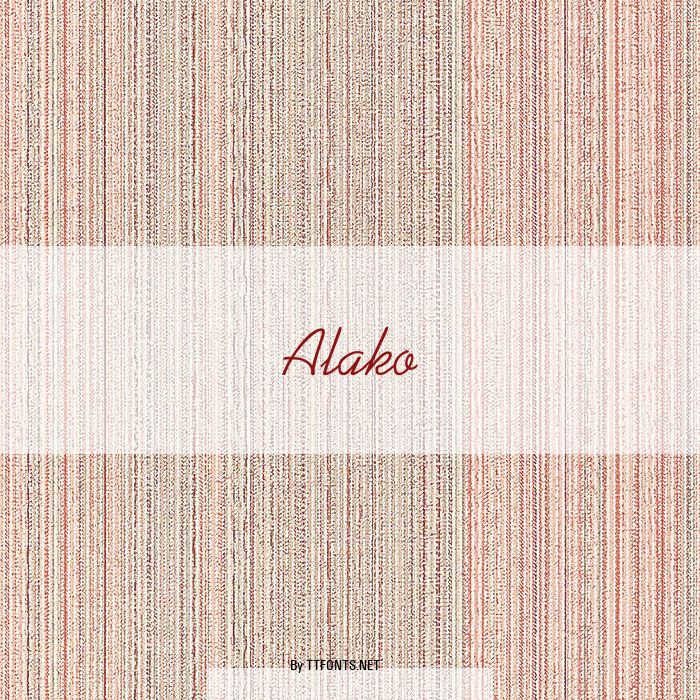Alako example