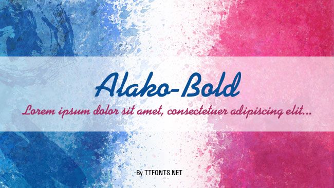 Alako-Bold example