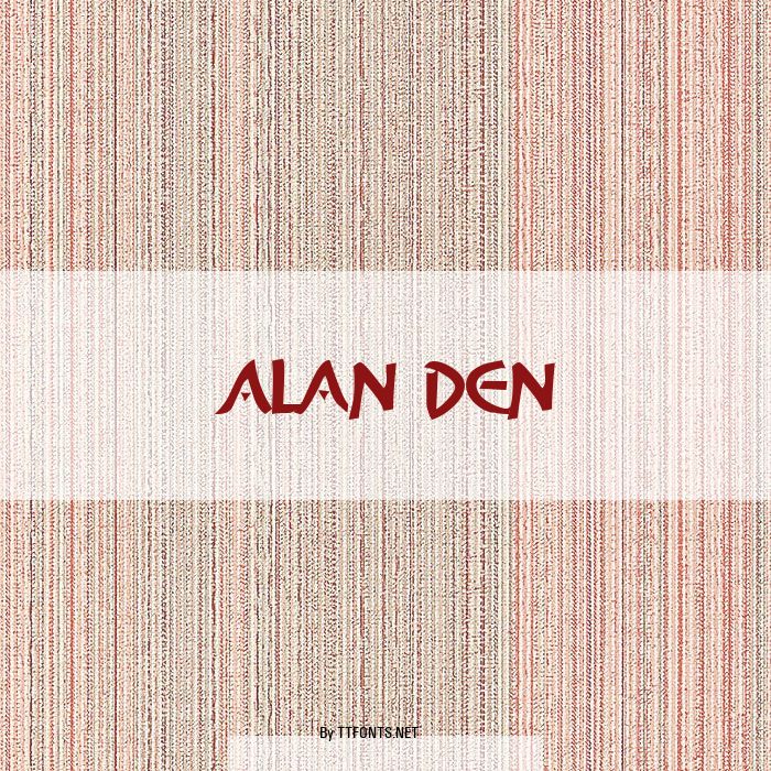 Alan Den example