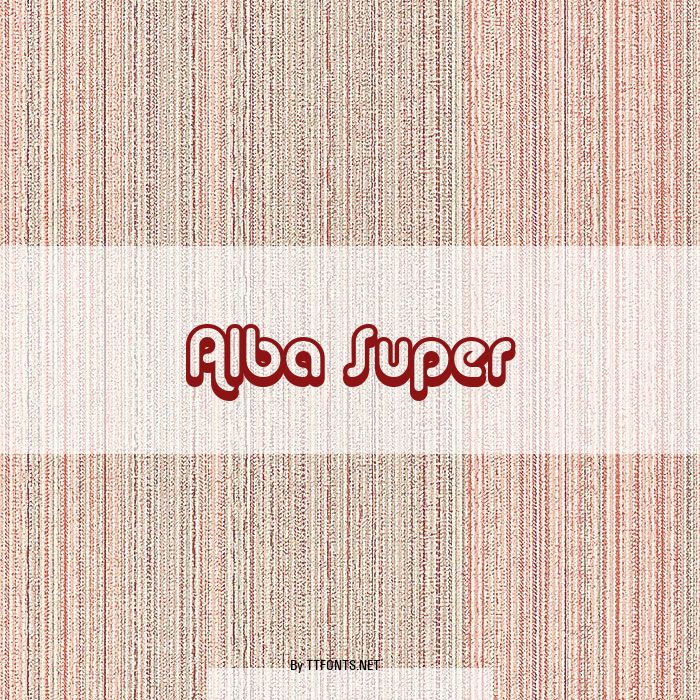 Alba Super example