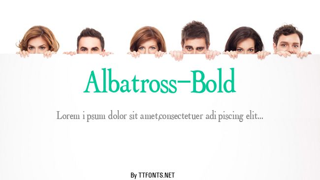 Albatross-Bold example