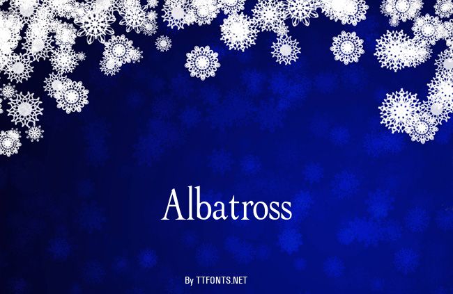 Albatross example