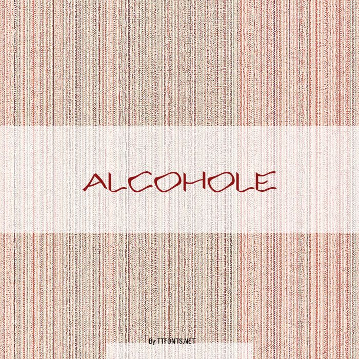 Alcohole example