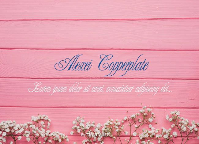 Alexei Copperplate example