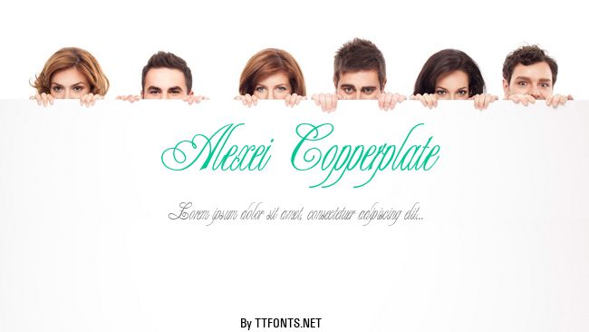 Alexei Copperplate example
