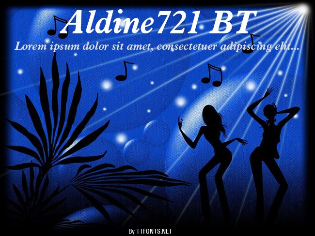 Aldine721 BT example