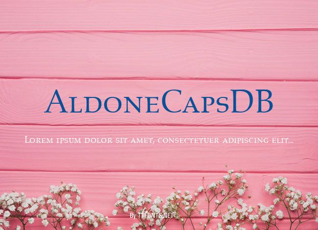 AldoneCapsDB example