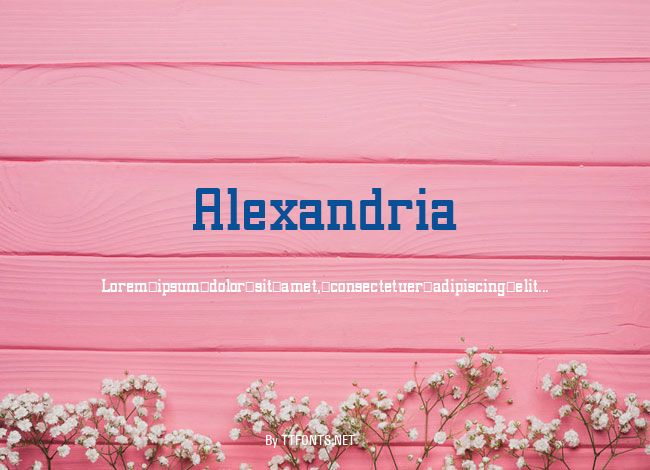 Alexandria example