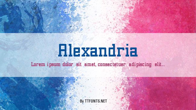 Alexandria example