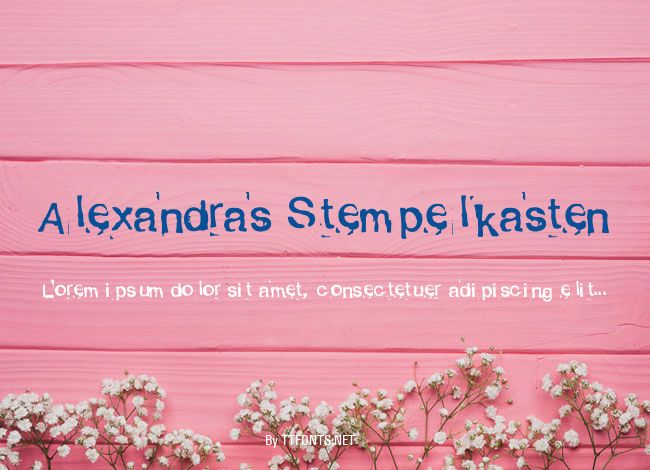 Alexandras Stempelkasten example