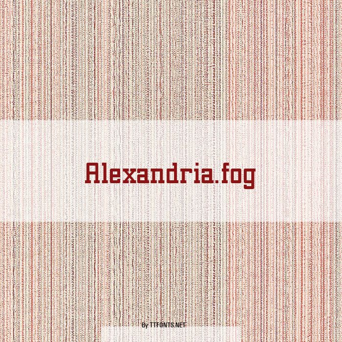 Alexandria.fog example
