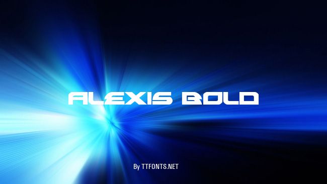 Alexis Bold example