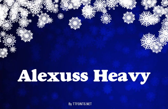 Alexuss Heavy example