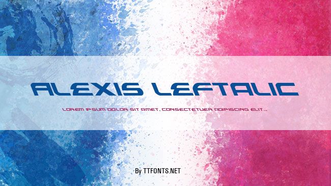 Alexis Leftalic example