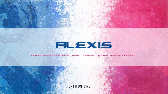 Alexis example