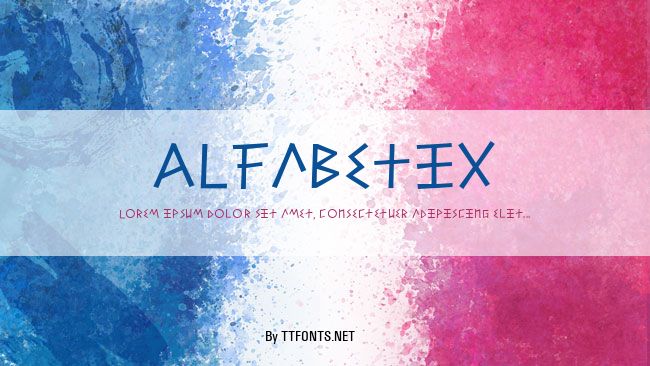 Alfabetix example