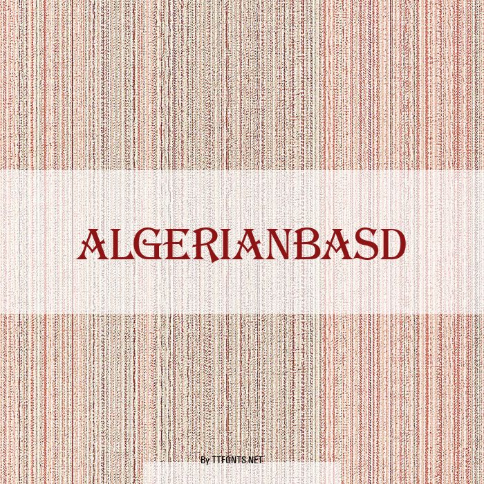 AlgerianBasD example