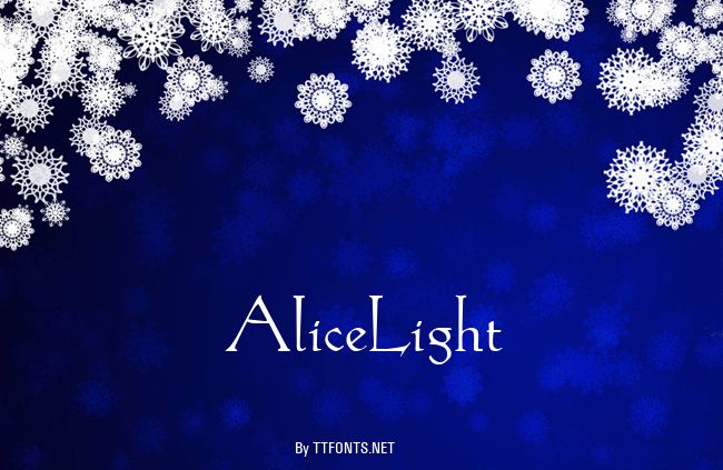 AliceLight example