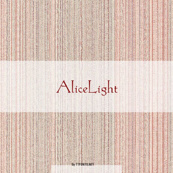 AliceLight example