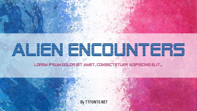 Alien Encounters example