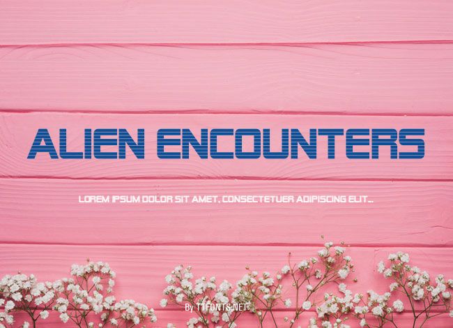 Alien Encounters example