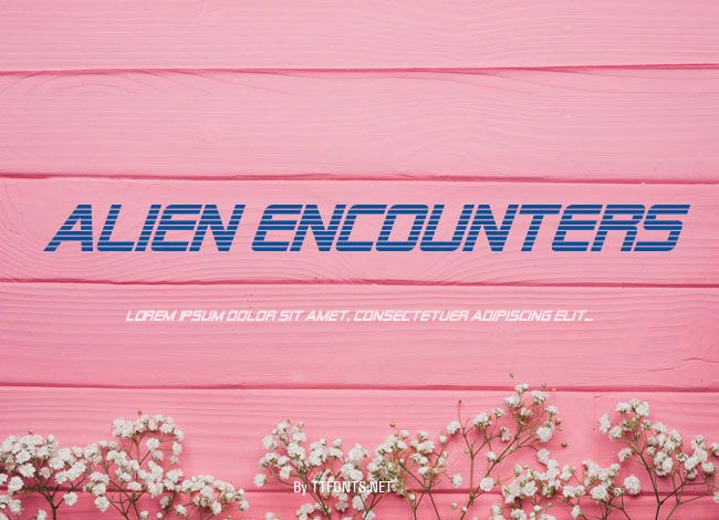 Alien Encounters example