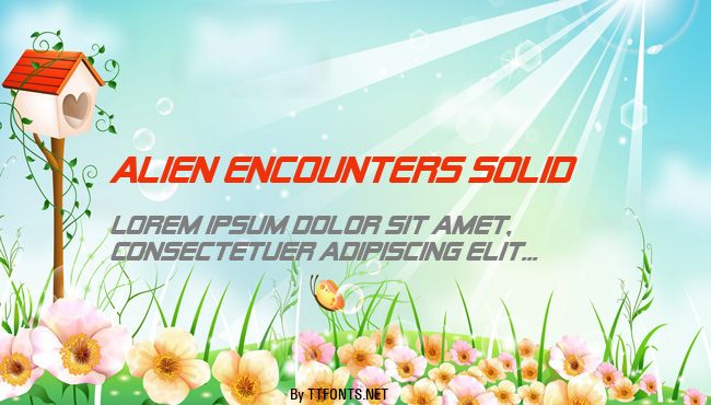 Alien Encounters Solid example