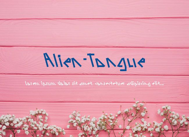 Alien-Tongue example