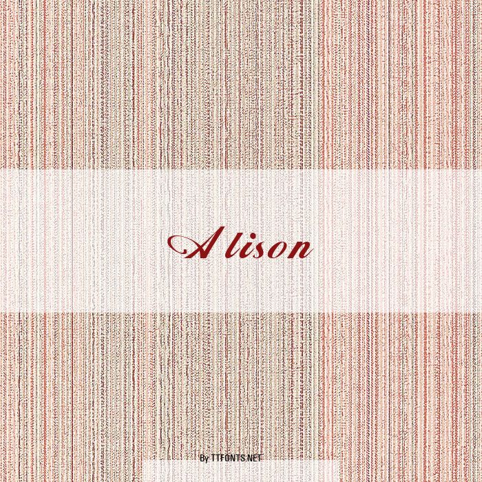 Alison example