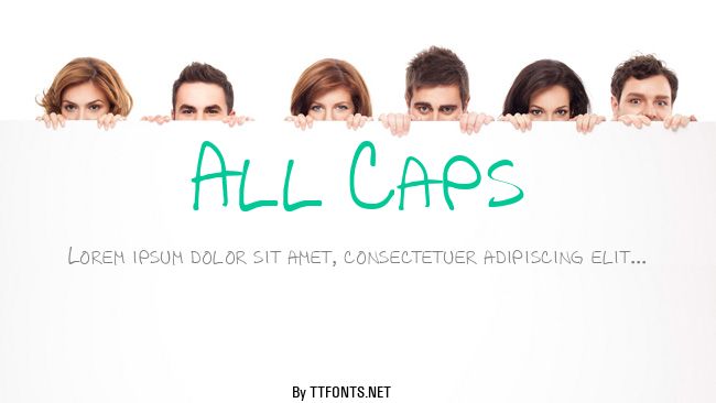 All Caps example