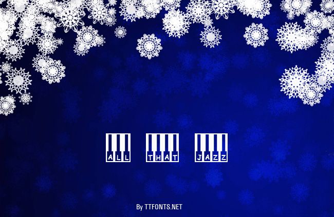 All That Jazz example