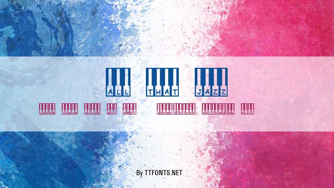All That Jazz example