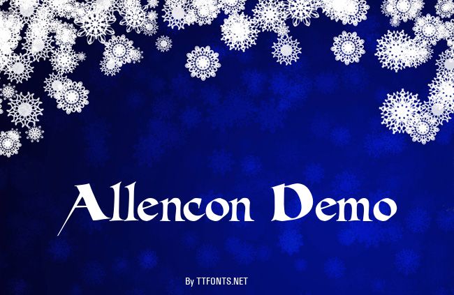 Allencon Demo example