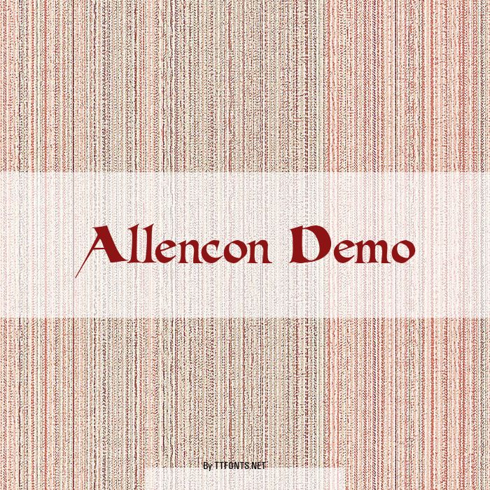 Allencon Demo example