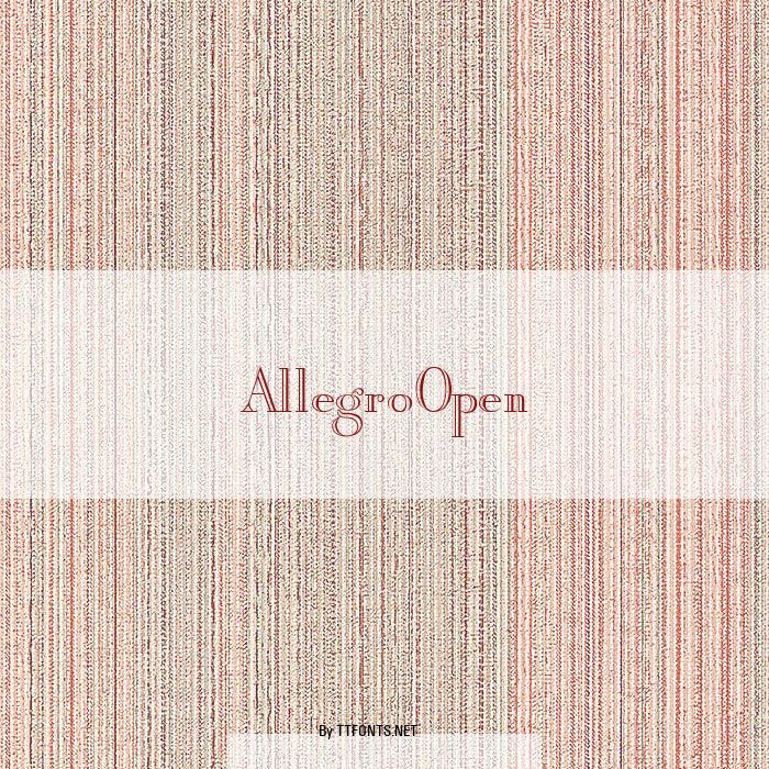AllegroOpen example