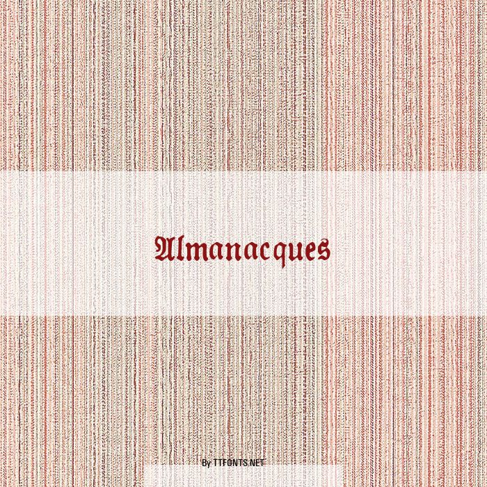 Almanacques example