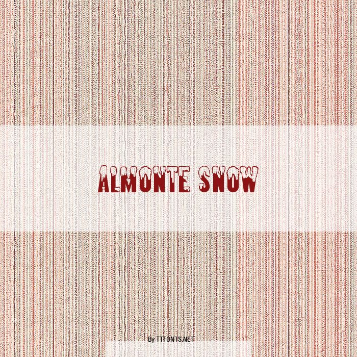 Almonte Snow example