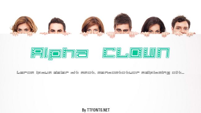 Alpha  CLOWN example